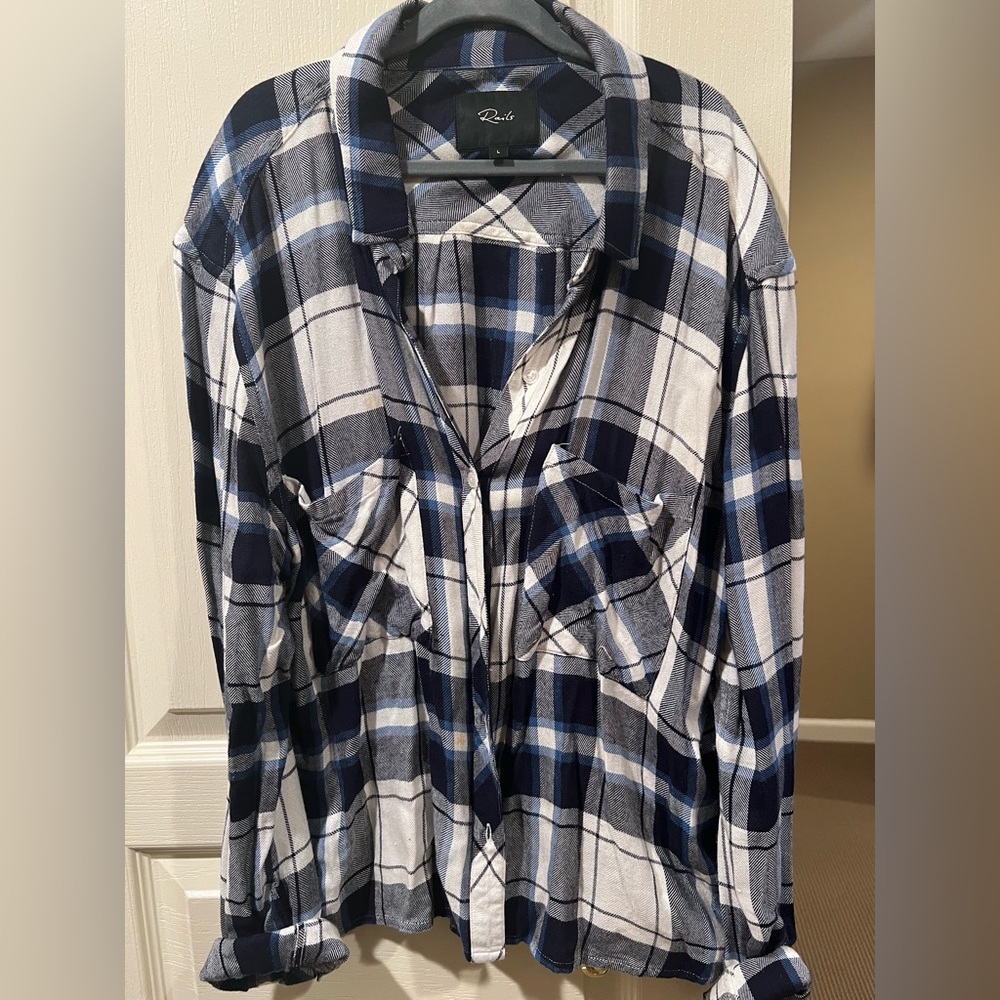Hunter Button Down Rails Flannel - Picture 4 of 6
